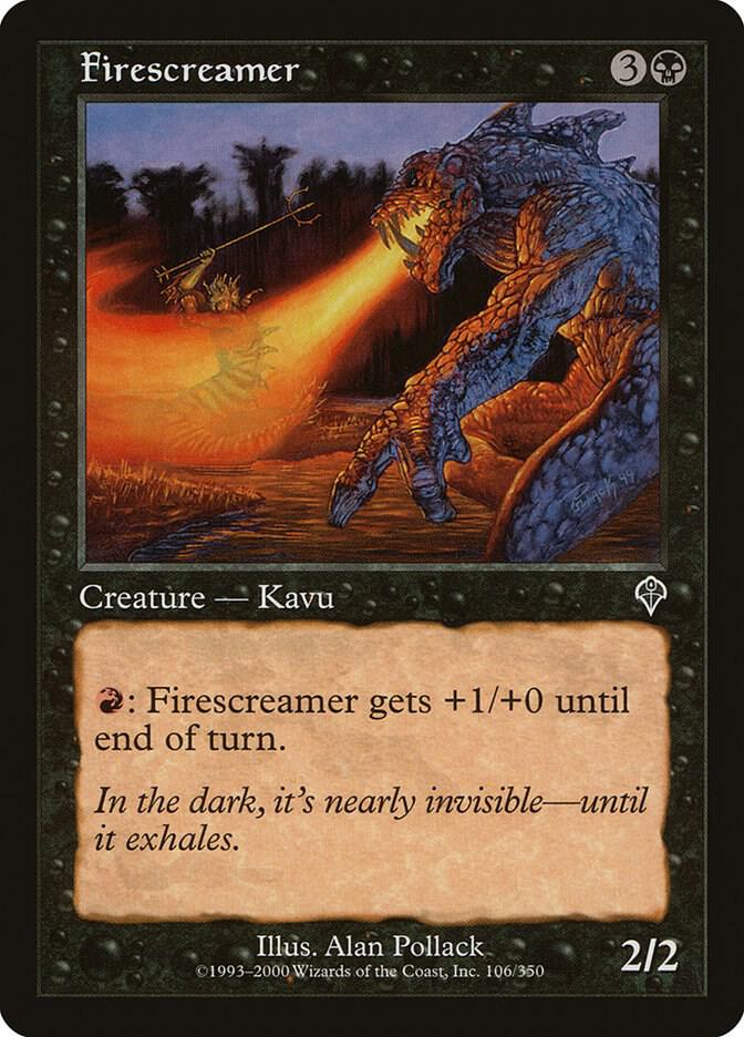 Firescreamer 106 card from Invasion