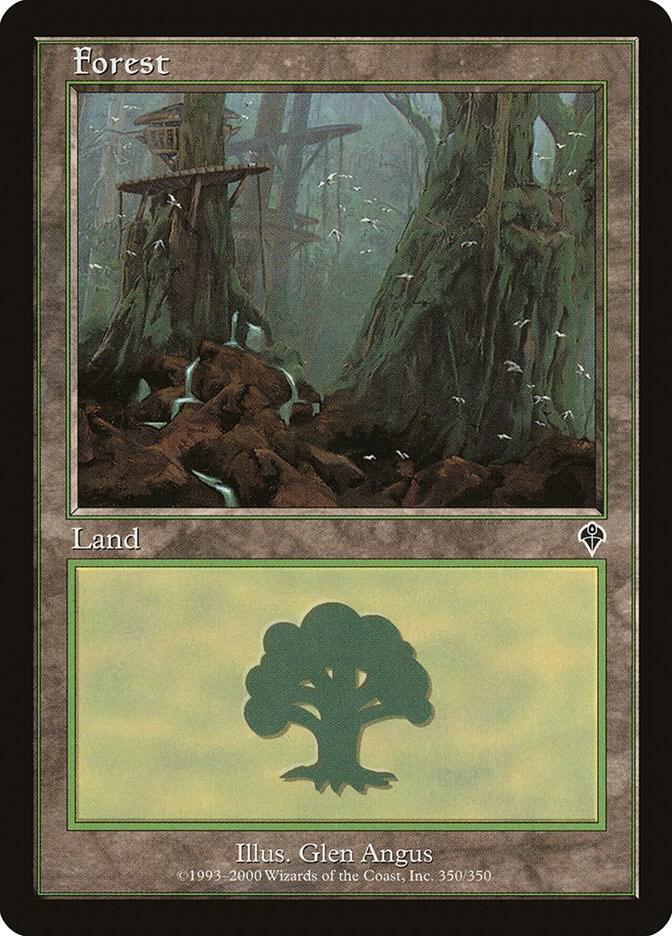 Forest 350 card from Invasion
