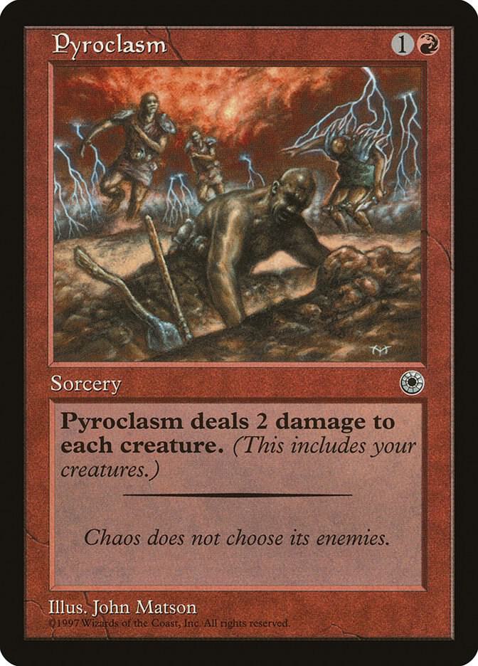 Pyroclasm card from Portal