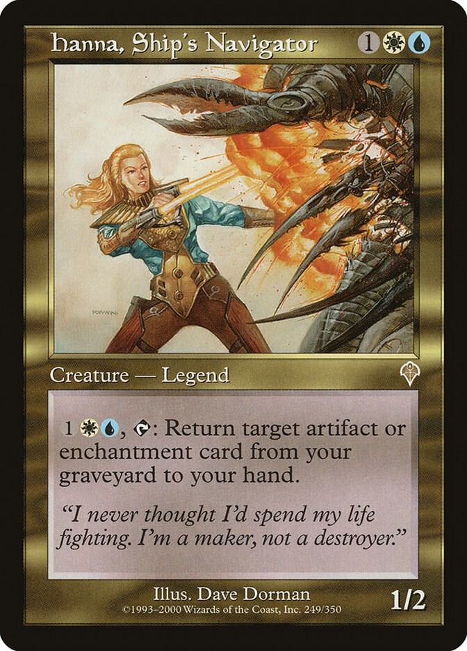 Hanna, Ship's Navigator 249 card from Invasion