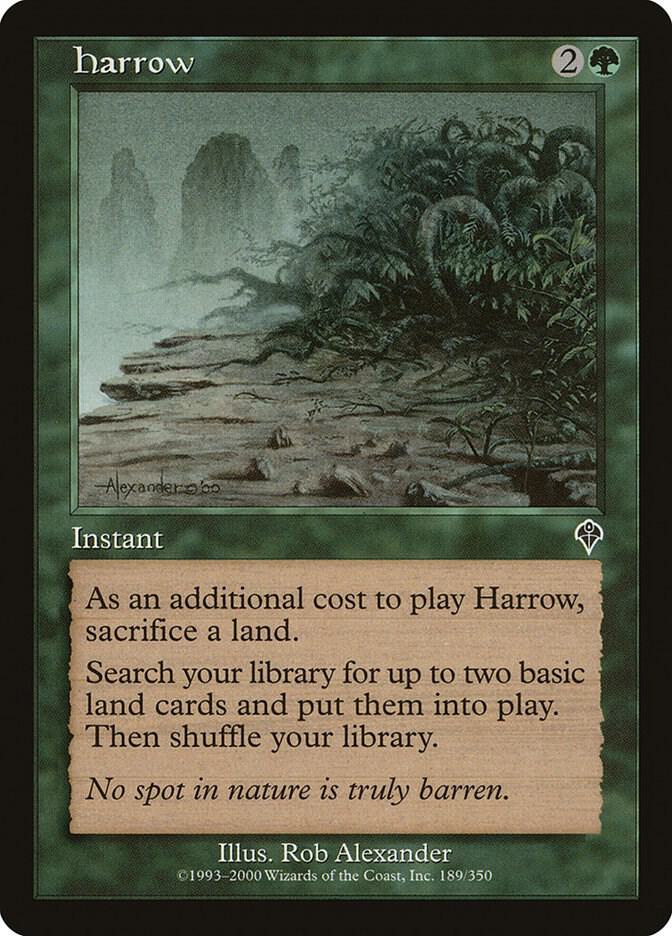 Harrow 189 card from Invasion