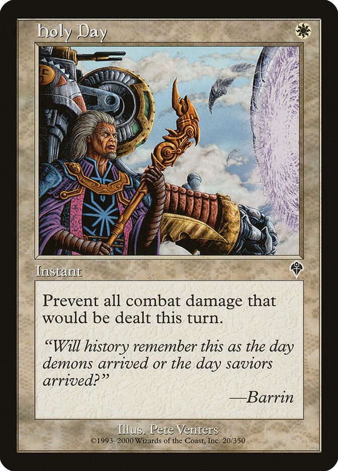 Holy Day 20 card from Invasion