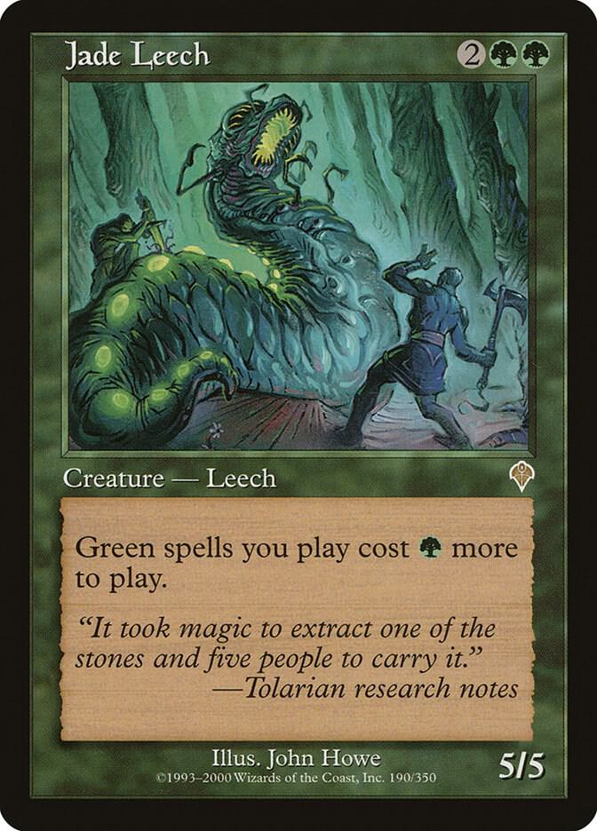 Jade Leech 190 card from Invasion