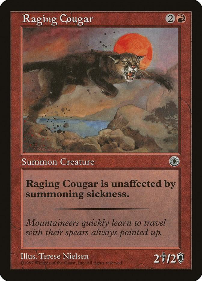 Raging Cougar card from Portal