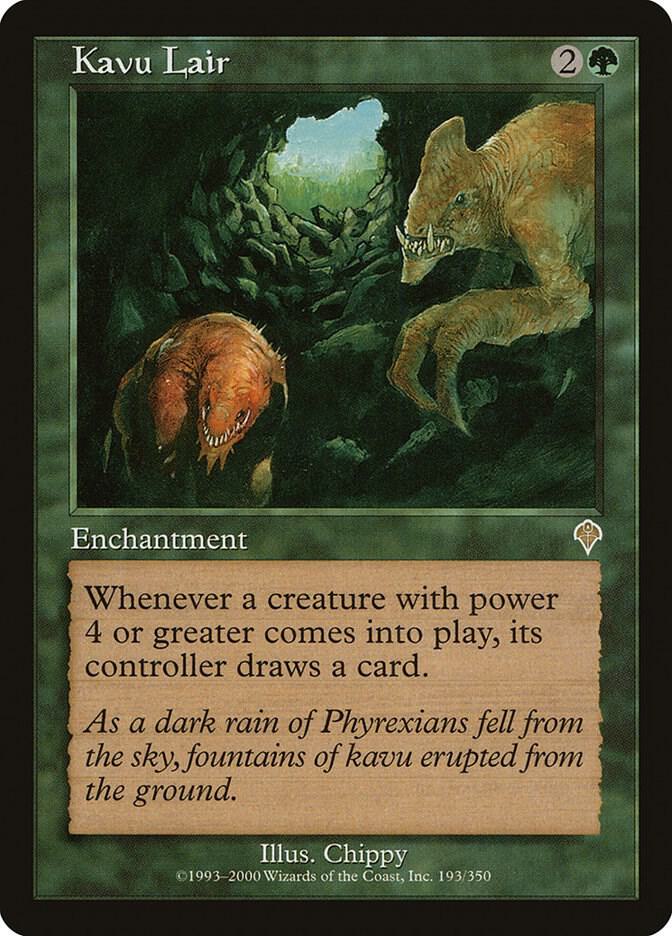 Kavu Lair 193 card from Invasion