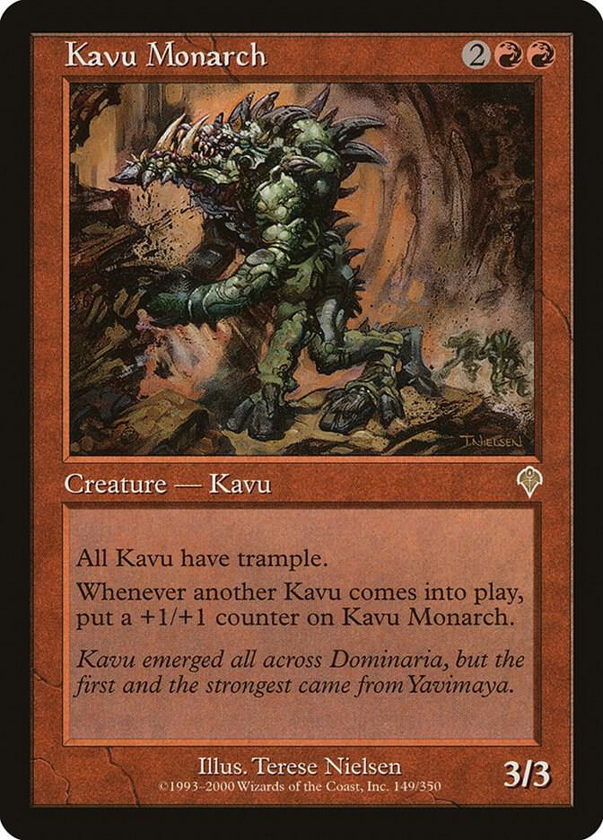 Kavu Monarch 149 card from Invasion