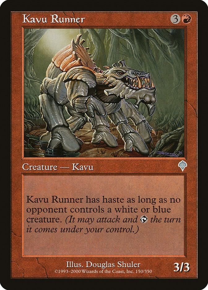 Kavu Runner 150 card from Invasion