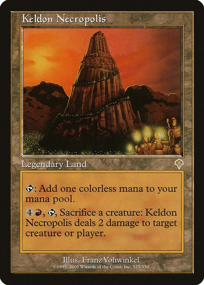 Keldon Necropolis 325 card from Invasion