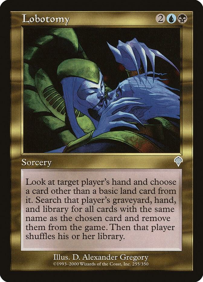 Lobotomy 255 card from Invasion
