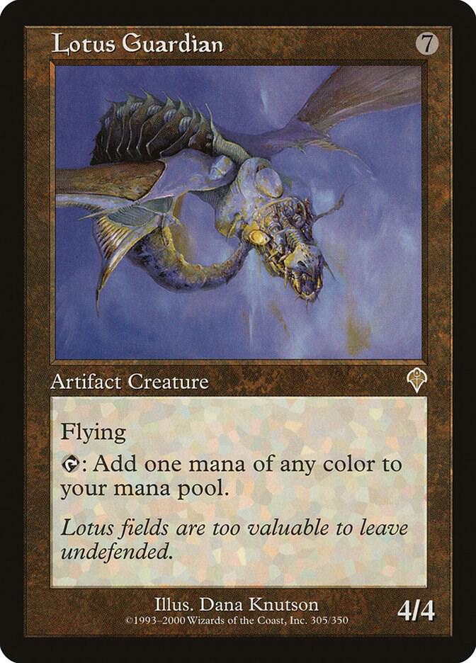 Lotus Guardian 305 card from Invasion