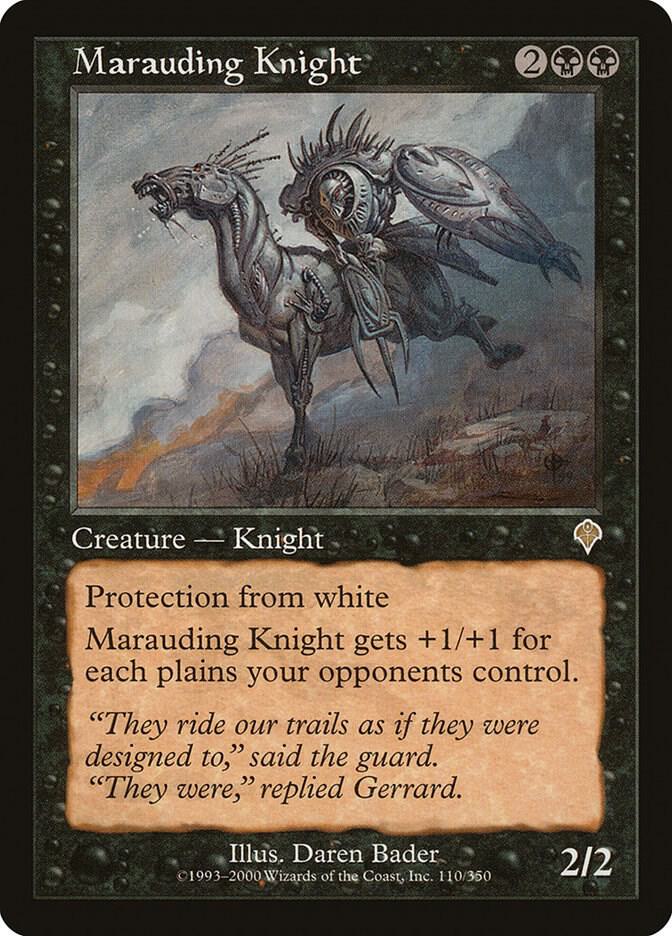 Marauding Knight 110 card from Invasion