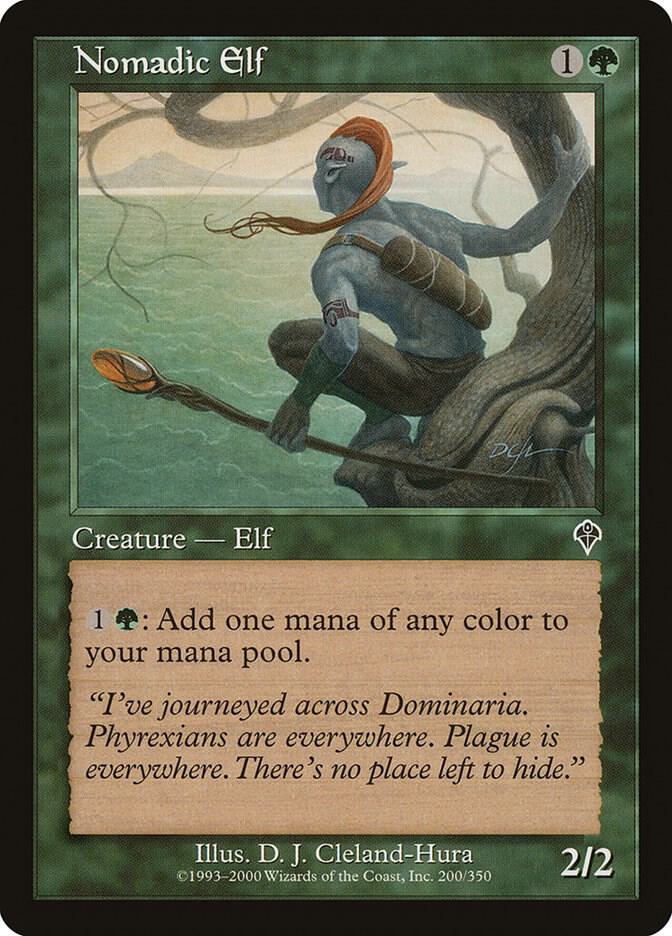 Nomadic Elf 200 card from Invasion