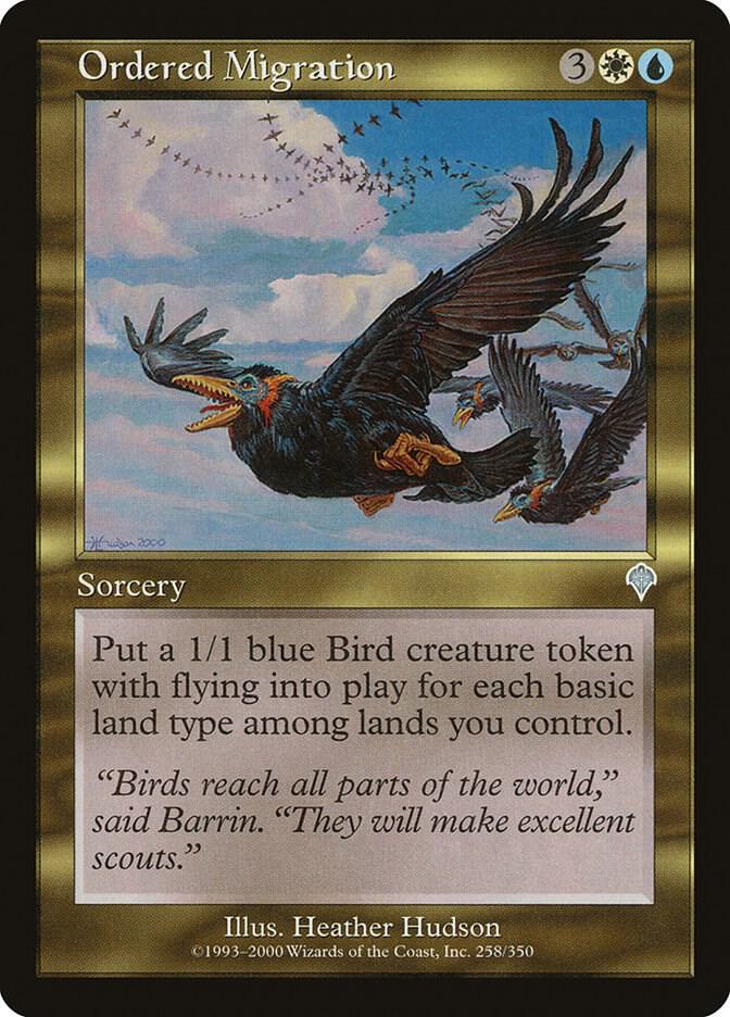 Ordered Migration 258 card from Invasion