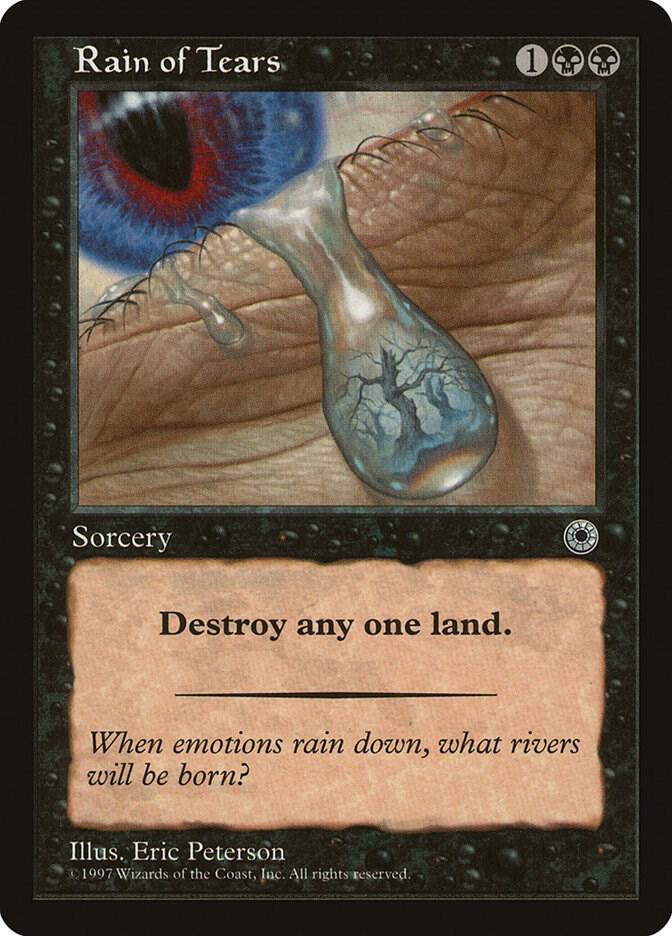 Rain of Tears card from Portal