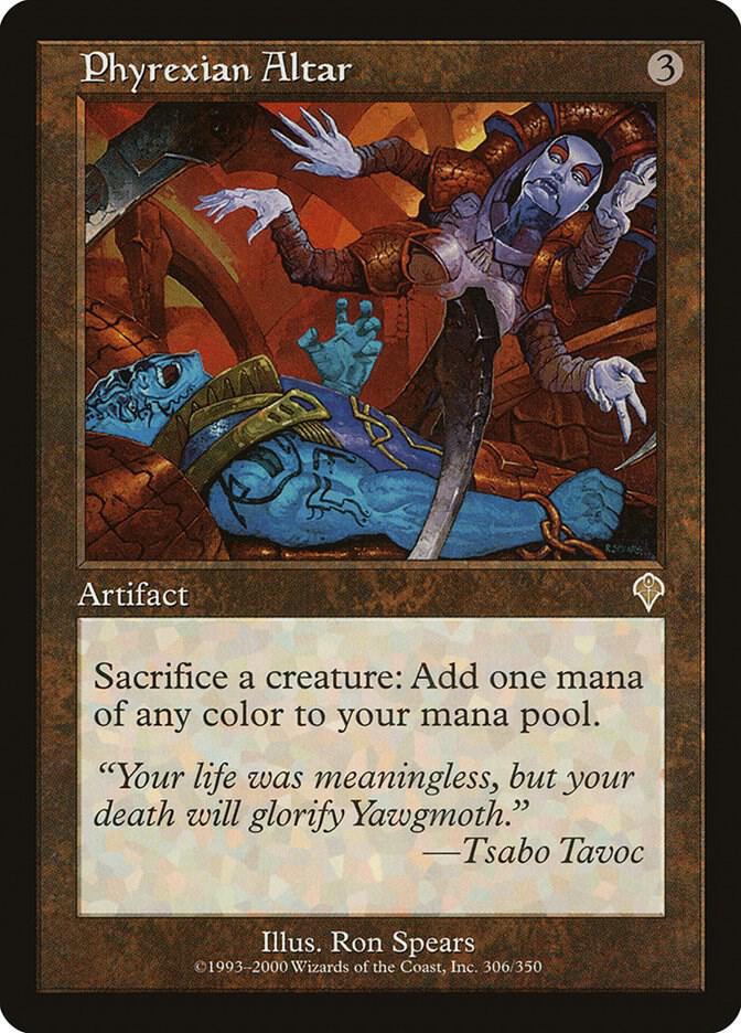 Phyrexian Altar 306 card from Invasion
