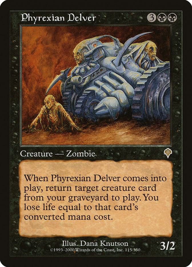 Phyrexian Delver 115 card from Invasion