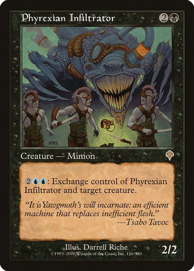 Phyrexian Infiltrator 116 card from Invasion