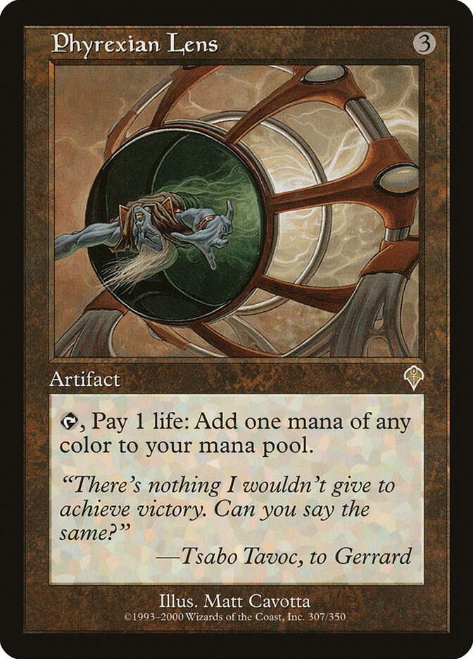 Phyrexian Lens 307 card from Invasion