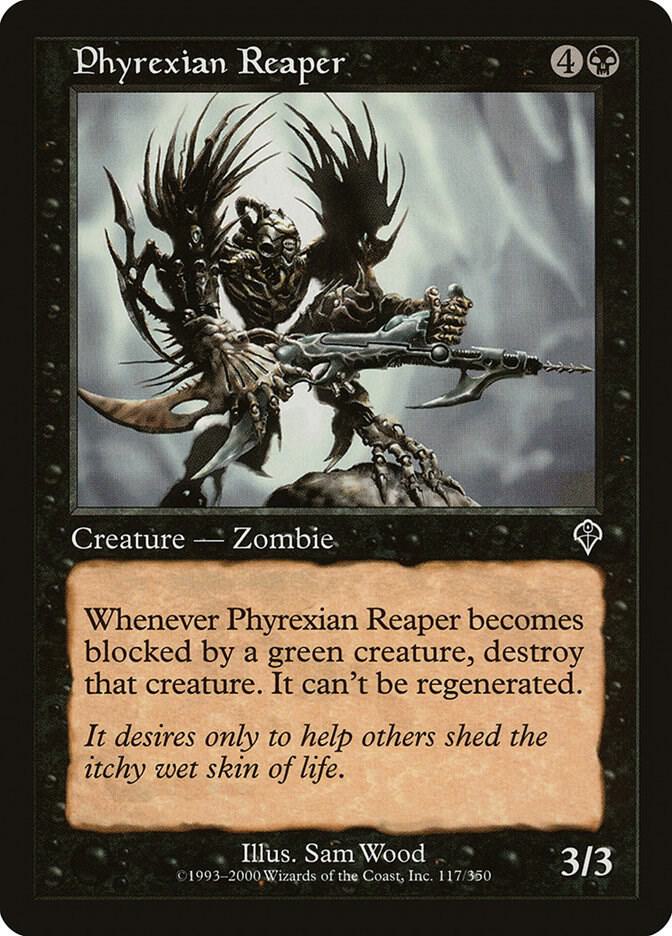 Phyrexian Reaper 117 card from Invasion