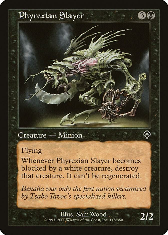 Phyrexian Slayer 118 card from Invasion