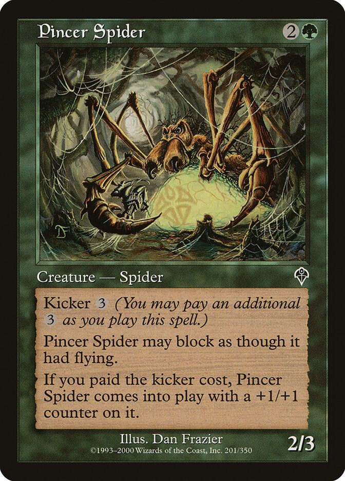 Pincer Spider 201 card from Invasion
