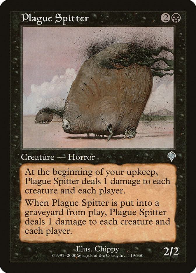 Plague Spitter 119 card from Invasion