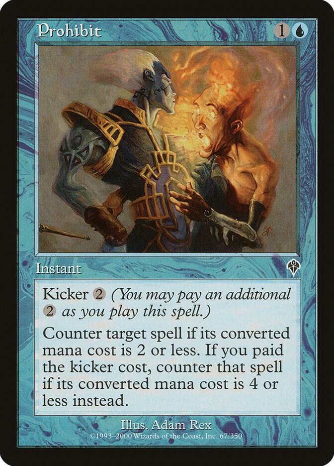 Prohibit 67 card from Invasion