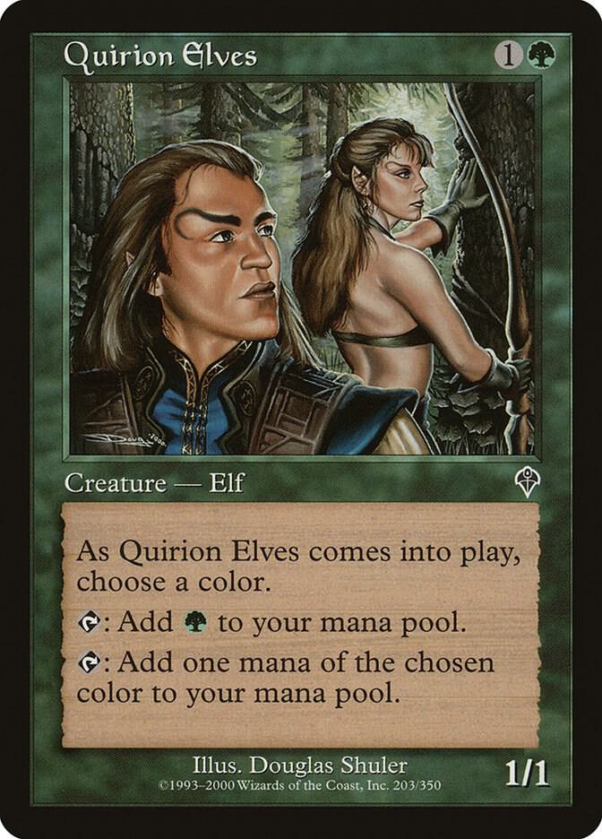 Quirion Elves 203 card from Invasion