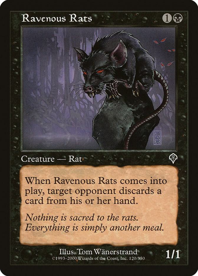 Ravenous Rats 120 card from Invasion