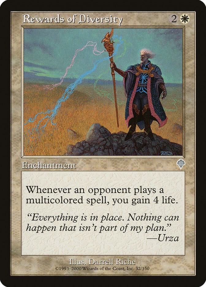 Rewards of Diversity 32 card from Invasion