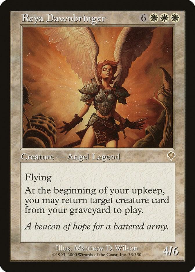 Reya Dawnbringer 33 card from Invasion