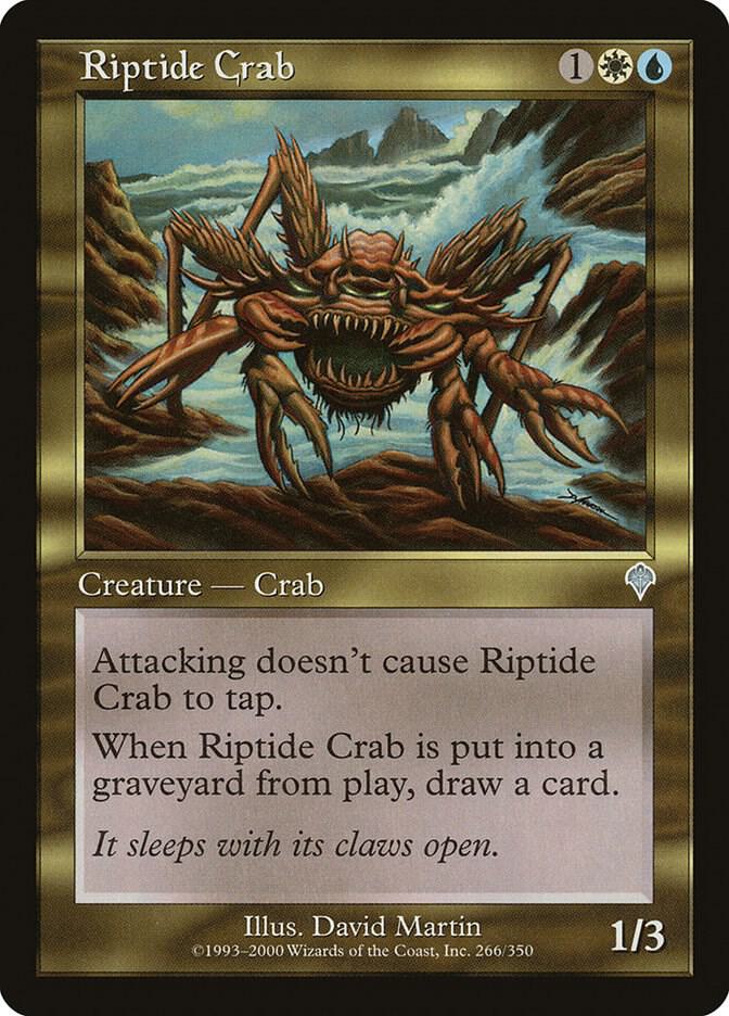 Riptide Crab 266 card from Invasion