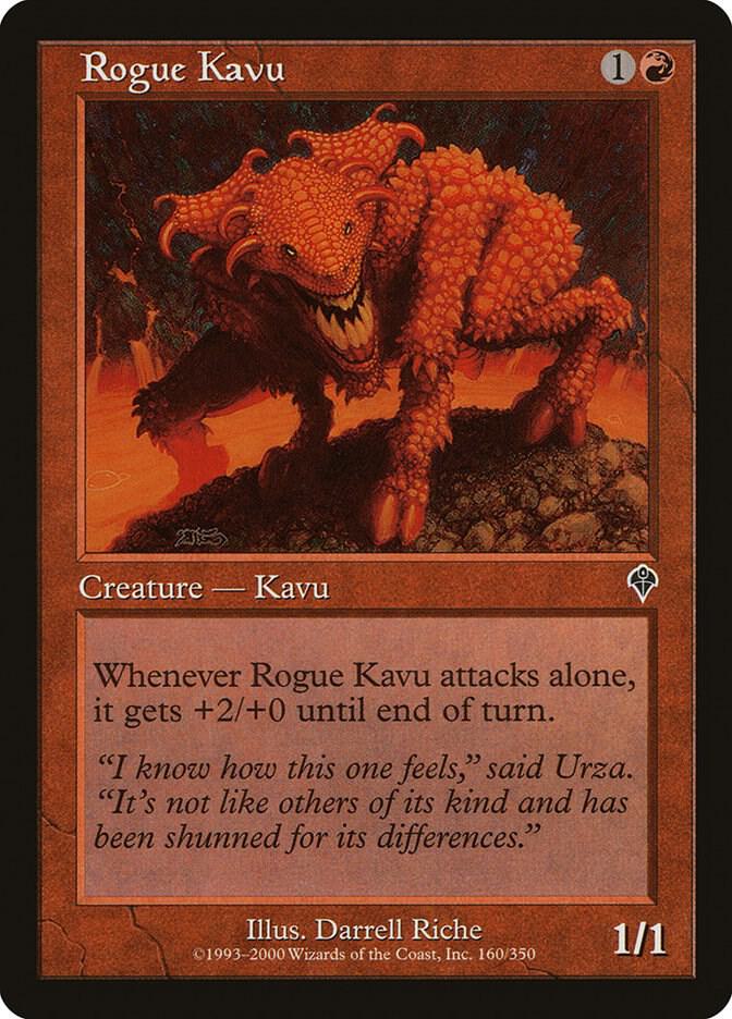 Rogue Kavu 160 card from Invasion