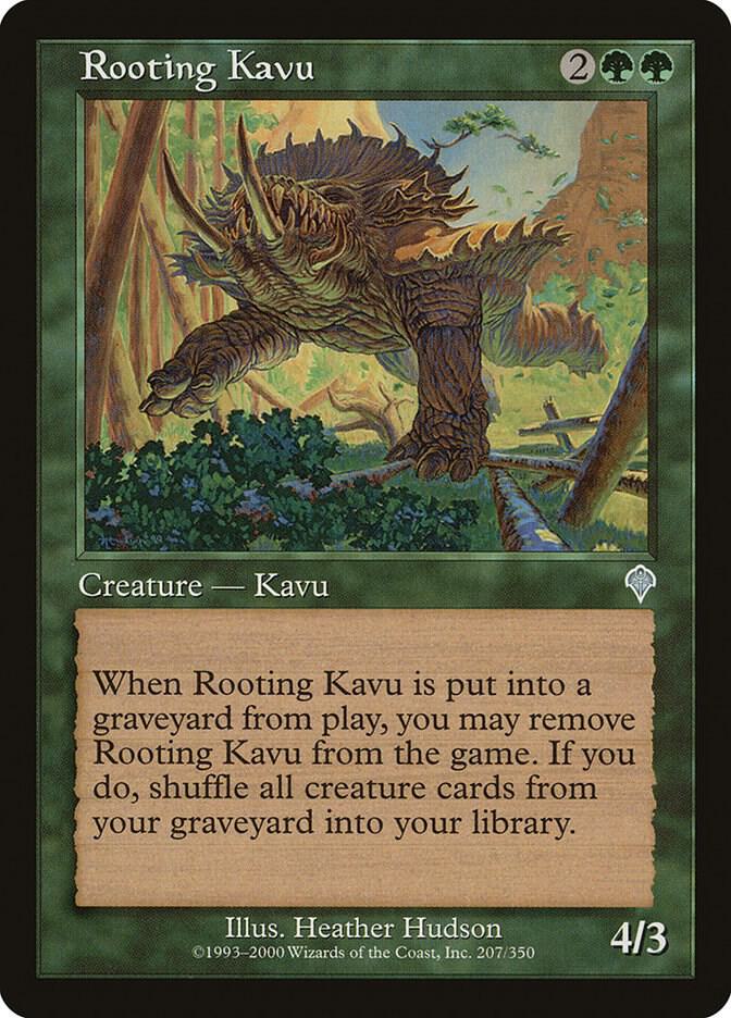 Rooting Kavu 207 card from Invasion