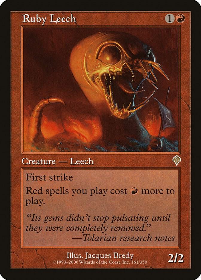 Ruby Leech 161 card from Invasion