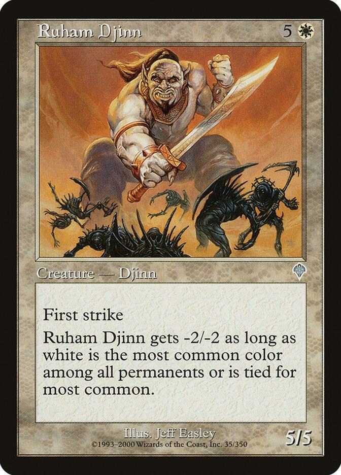 Ruham Djinn 35 card from Invasion