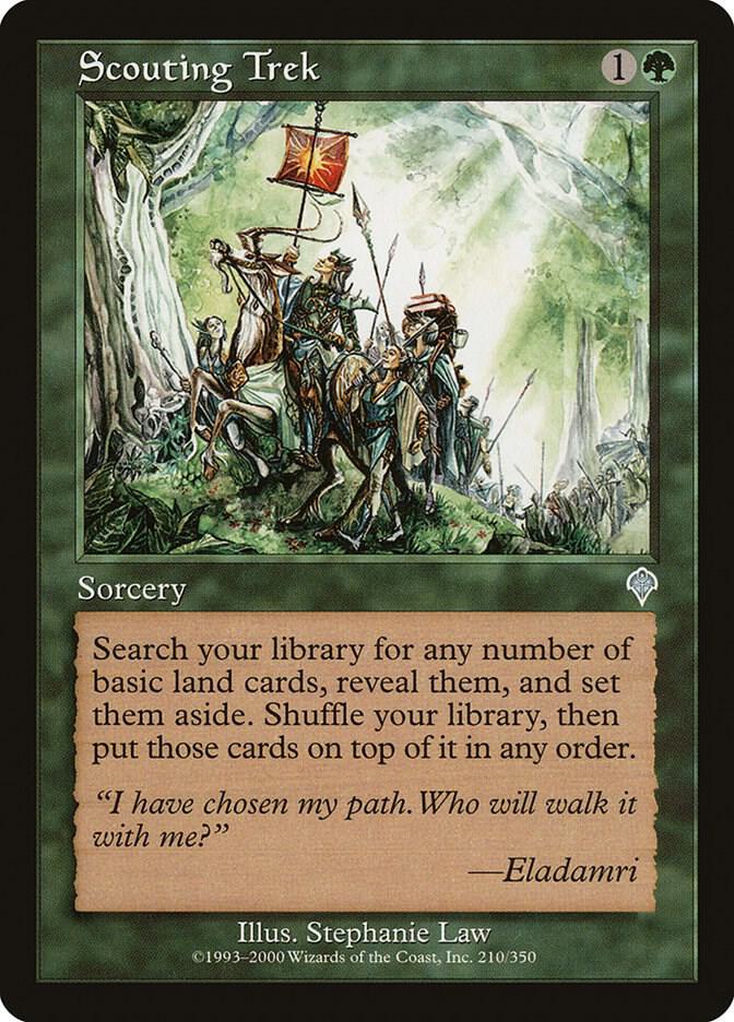 Scouting Trek 210 card from Invasion