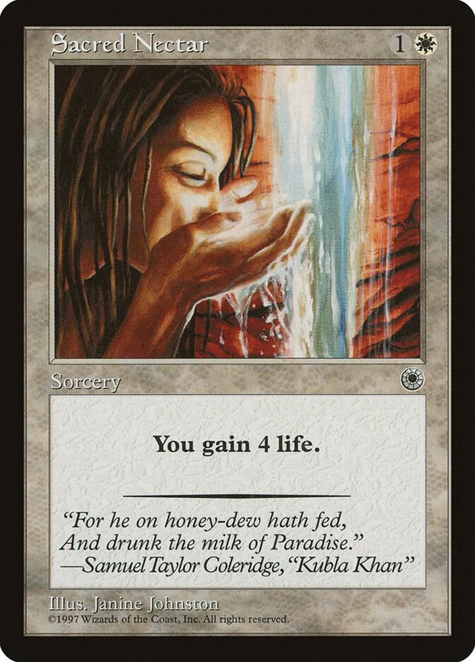 Sacred Nectar card from Portal