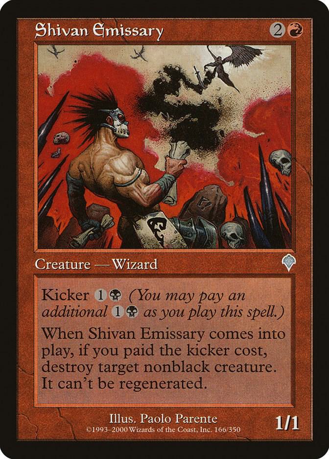 Shivan Emissary 166 card from Invasion
