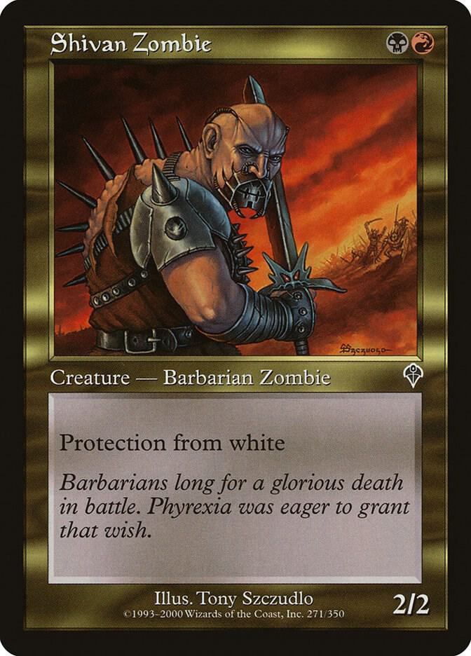 Shivan Zombie 271 card from Invasion
