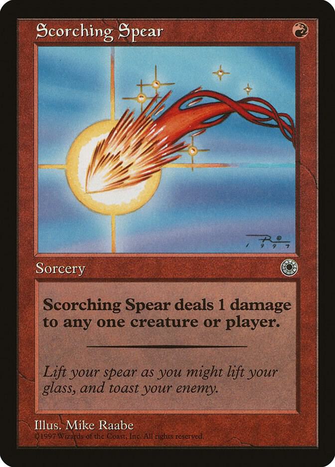Scorching Spear card from Portal