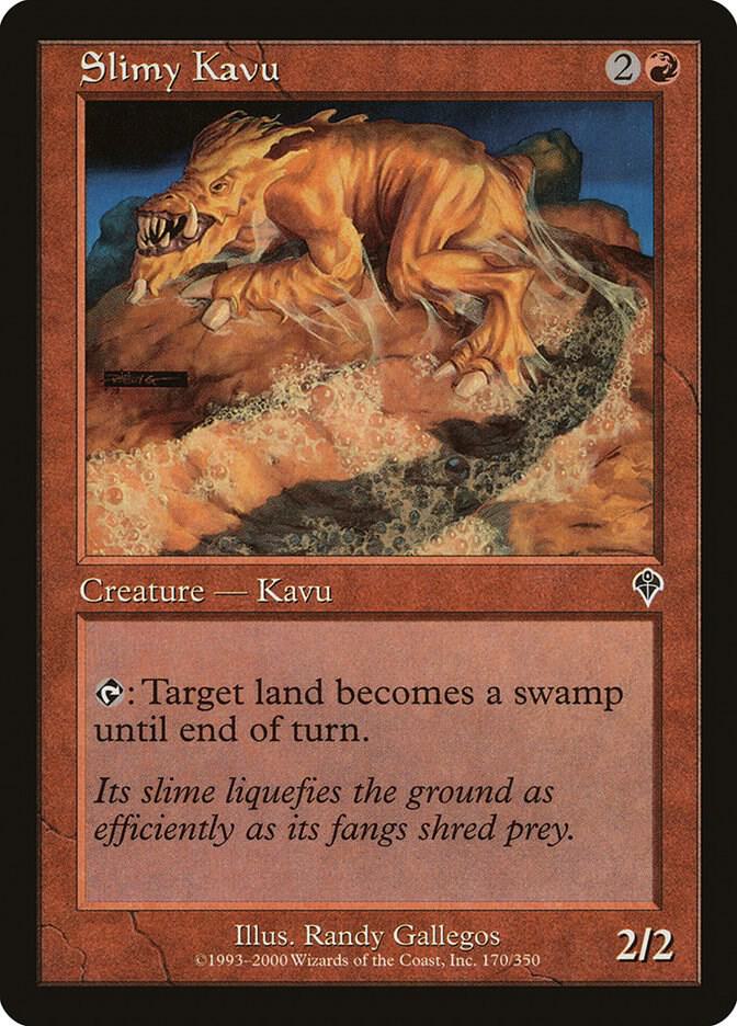 Slimy Kavu 170 card from Invasion