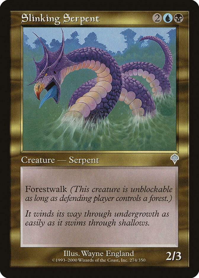 Slinking Serpent 274 card from Invasion
