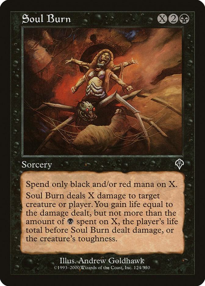 Soul Burn 124 card from Invasion