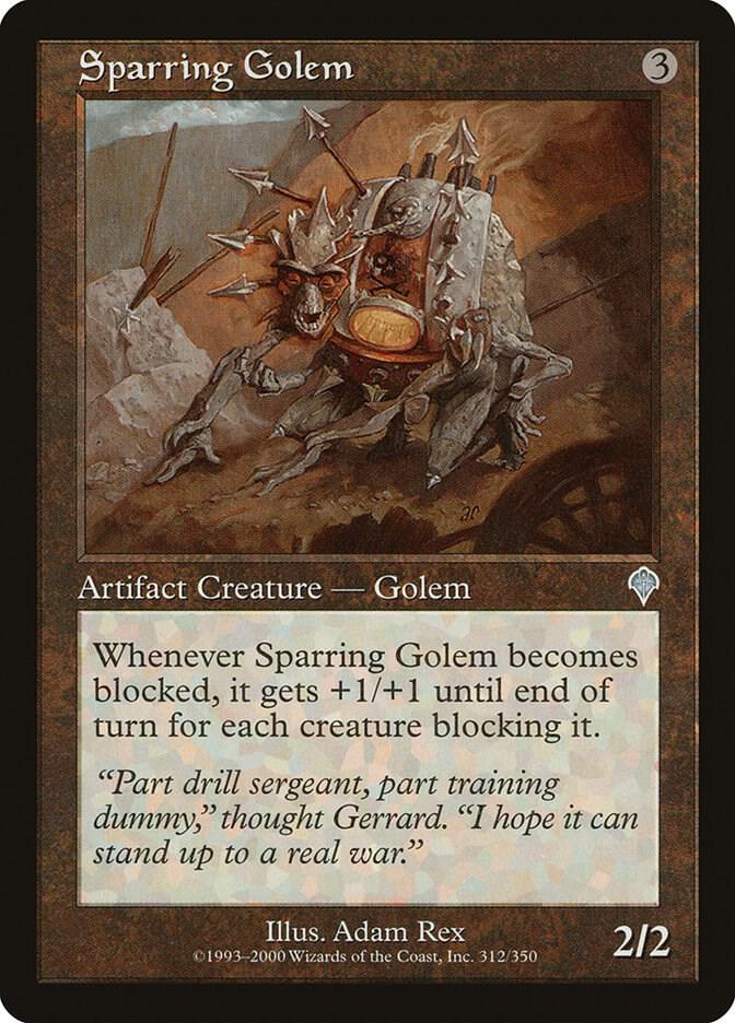 Sparring Golem 312 card from Invasion