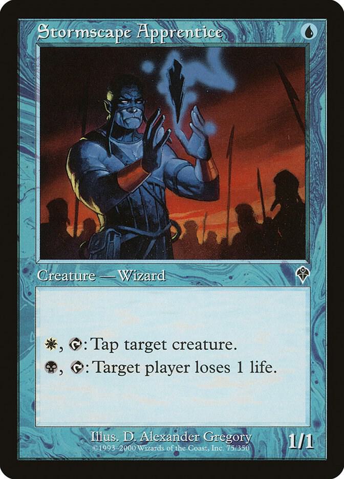 Stormscape Apprentice 75 card from Invasion