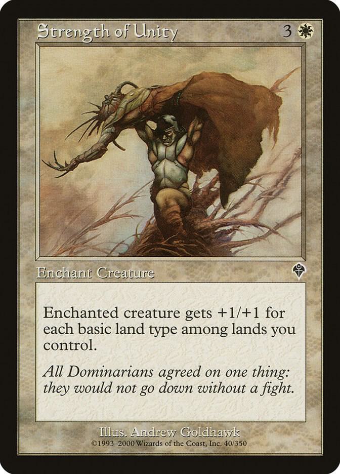 Strength of Unity 40 card from Invasion
