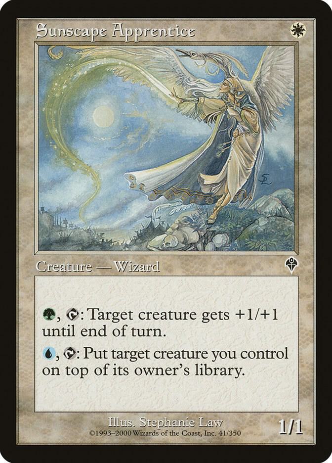Sunscape Apprentice 41 card from Invasion