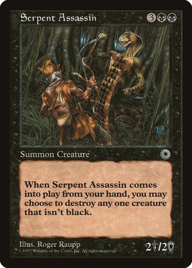 Serpent Assassin card from Portal