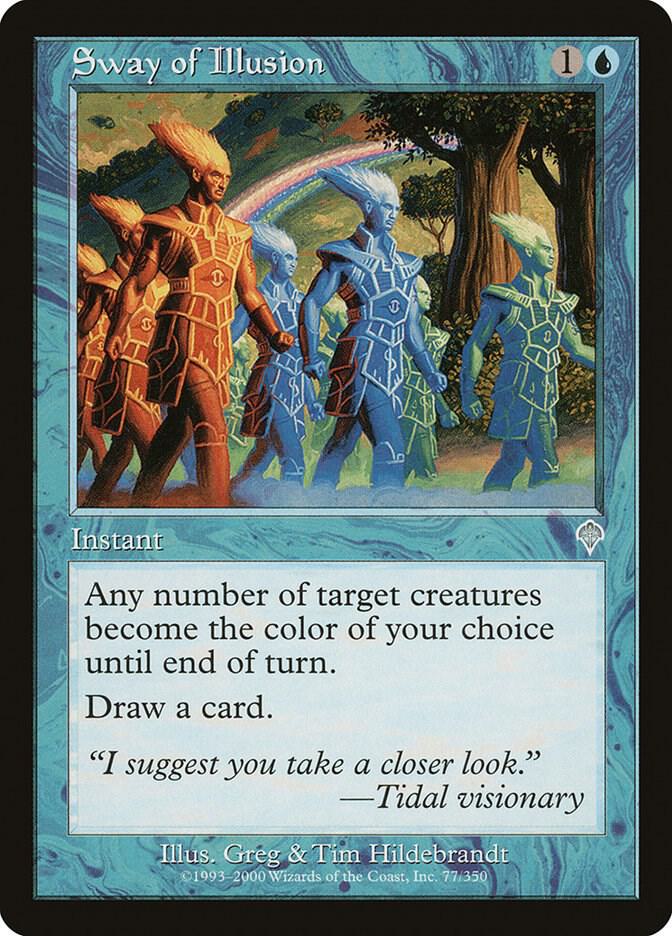 Sway of Illusion 77 card from Invasion